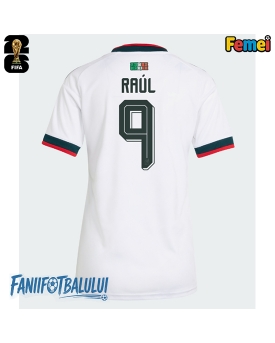 Mexic Raul Jimenez #9 Echipament de Fotbal Replică Mondial 2026 Femei Deplasare